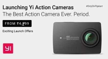 (Price Down)Yi 2K Sports and Action Camera (White, 16 MP)