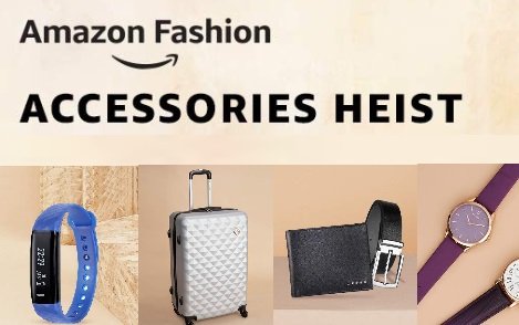 Accessories Sale - Upto 70% Off + Extra 10% casback