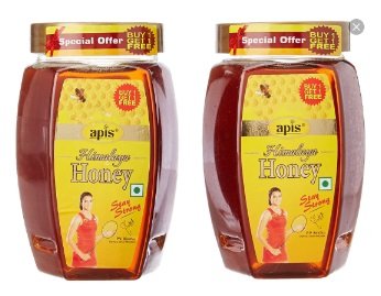 Apis Himalaya Honey, 1kg (Buy 1 Get 1 Free) @ Rs. 255