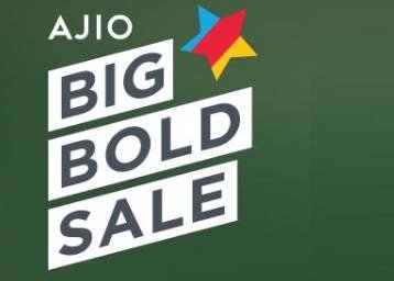 Ajio Big Bold Sale on Fashion + Extra 5% Cashback on SBI Cards