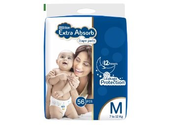 Billion Extra Absorb Diapers Upto 45% OFF from Rs. 166