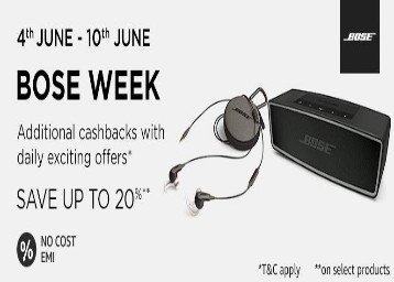 Boss Week : 4th June To 10th June at amazon