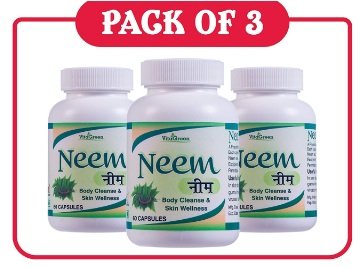 Vitagreen Neem 500 Mg - Pack Of 3 (180 Capsules) @ Rs. 679