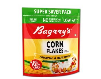 [Lowest] Bagrrys Corn Flakes, 800g (with Extra 80g) @ Rs. 145