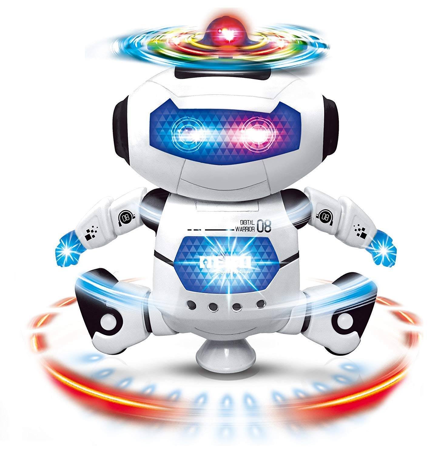 Sunshine Dancing Robot with 3D Lights and Music, Multi Color