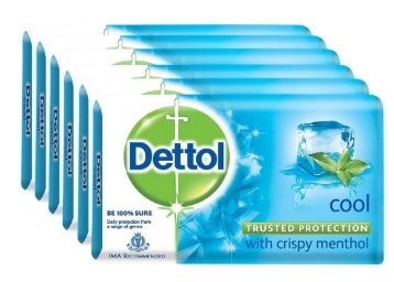 Amazon - Dettol Cool Soap - 75g (Pack of 6) at 20% off
