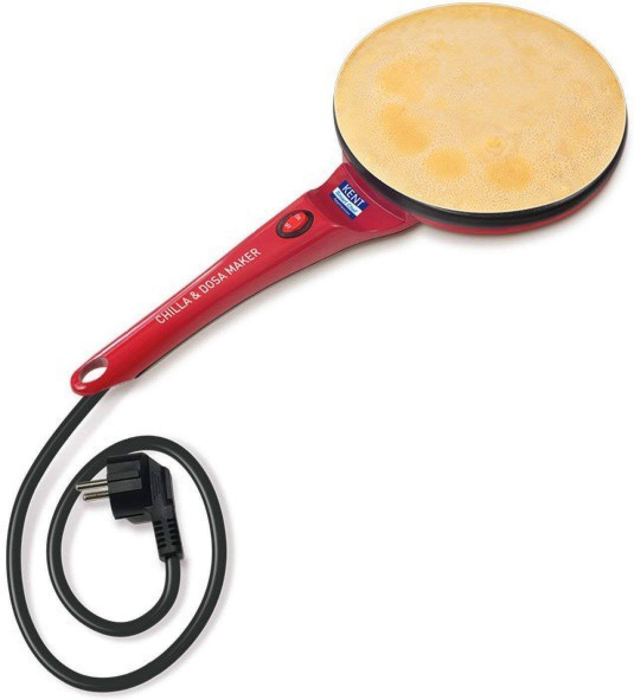 Kent 900-Watt Chilla and Dosa Maker (Red)