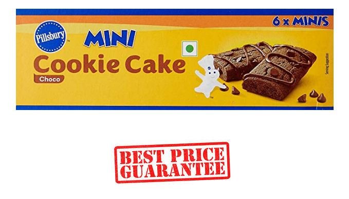 Pillsbury Cookie Cake Minis, 11g (Pack of 6) @ Rs. 13