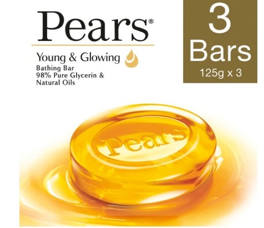 Pears Pure Soap Bar, 125g (Pack of 3) at Rs. 91