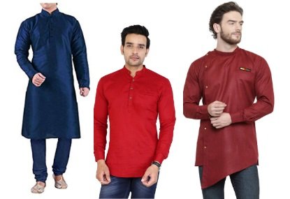 Men Ethnic Wear Kurtas, Pyjamas, Ethnic Jackets at Discount