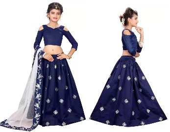 [Price Down] F Plus Fashion Girls Lehenga Choli Party Wear