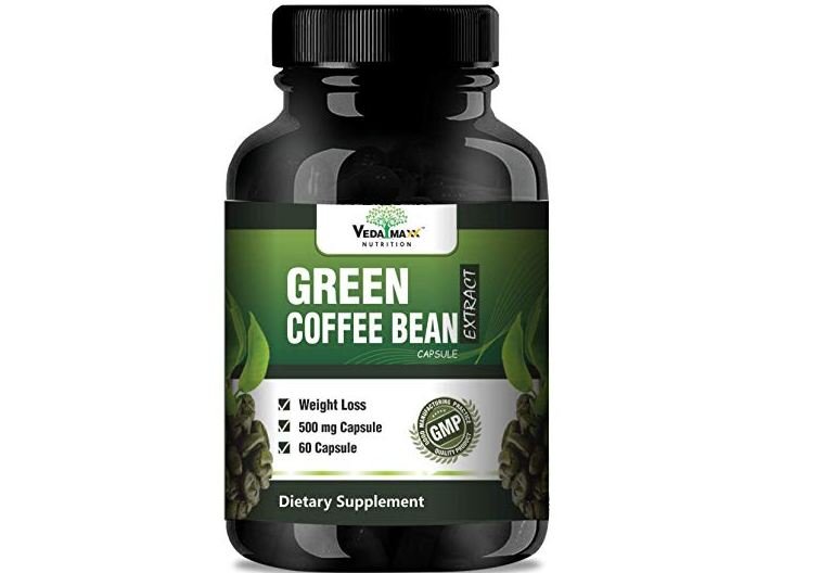 VEDA MAXX Coffee Beans 500 mg (60 Capsules) Supplement