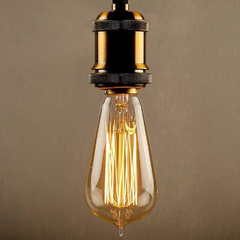 Homesake Yellow Tungsten ST64 Filament Bulb