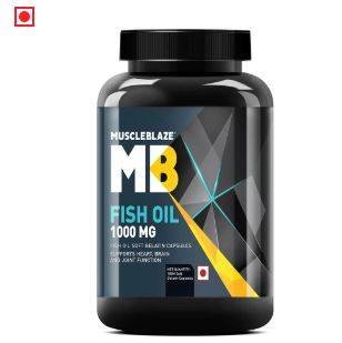 Buy MuscleBlaze Fish Oil (1000 mg), 180 softgels