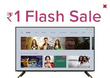 Flash Sale at 4.00 pm: Mi TV 4A 100 cm (40) @ Rs. 1 Only