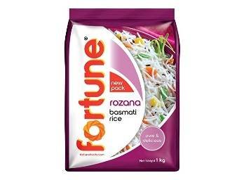 Fortune Rozana Basmati Rice, 1kg at just Rs. 63