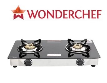 Wonderchef 2 Burner Glass Manual Gas Stove @ Rs. 1699