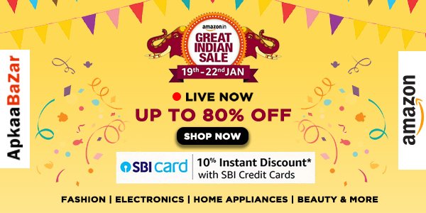 Coming Soon : Amazon Great Indian Sale