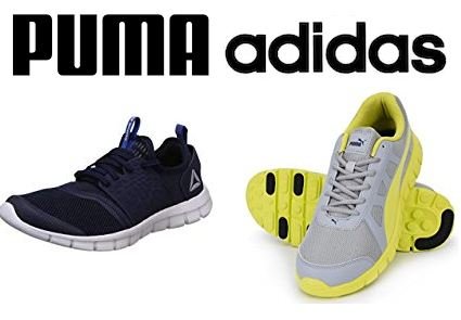 Big Deal: 50% - 70% Off On Puma, Adidas, Reebok Footwear