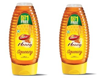 Dabur 100% Pure Honey Pack 400g ( Buy 1 Get 1 Free) at Rs. 176