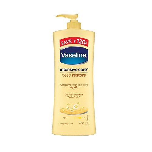 (Price Down)Vaseline Intensive Care Deep Restore Body Lotion, 400ml