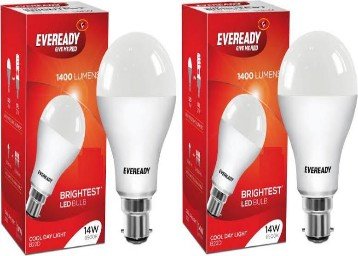 Eveready 15W + 15W + 10W Led Bulb + 4 Battery Rs. 329