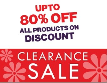 Clearance Sale : Upto 80% off + Extra 10% off on Gas, 109F & more