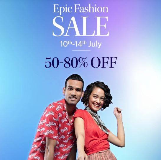 Myntra Fashionotsav Sale: Minimum 50%-80% OFF + Extra 15% Cashback