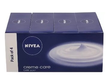 NIVEA Soap, Creme Care, 75g (Pack of 4) at 105