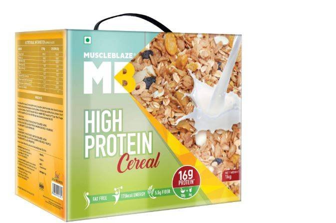 MuscleBlaze High Protein Cereal Unflavoured 1 kg / 2.2 lb
