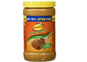 Sundrop Peanut Butter, Crunchy, 462g
