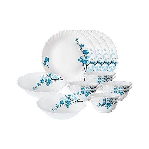 Borosil Mimosa Opalware Dinner Set, 14-Pieces @ 32% off