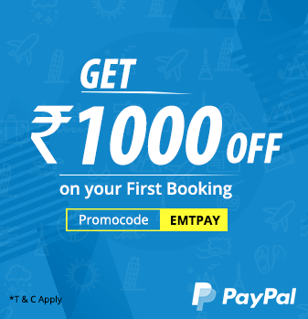Save 1000₹ on Flight pay using PayPal for the 1st time