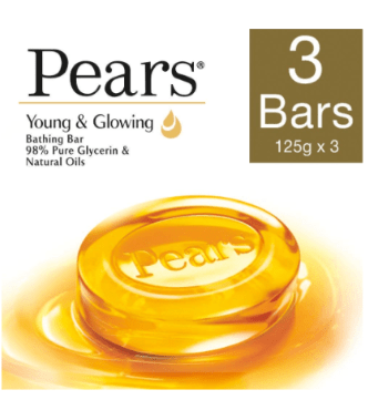 Pure Pears Bathing Soap Bar [Pack Of 3]