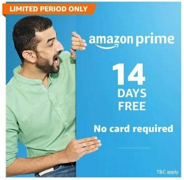 FREE Prime Membership For 14 Days - User Specific