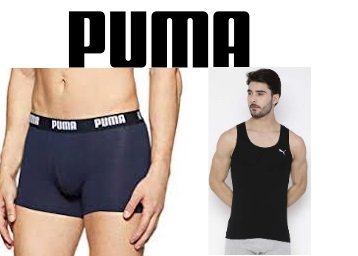 Puma Men's Innerwear 50% Off or more From Rs.125