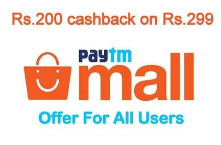 Rs.200 Cashback on Rs.299 Fashion Accessories
