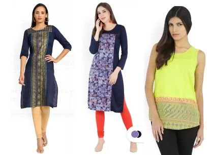 Min. 70% Off Aurelia Women Clothing From Rs. 169