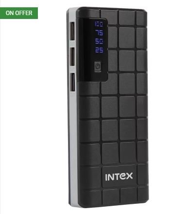 Lowset : Intex 10000 mAh Power Bank (IT-PB 10K) @ Rs. 500