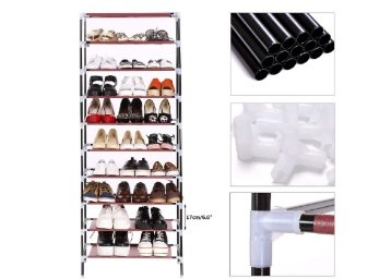 Flat 90% off - Classic Shoe Racks with Zippered @ Rs. 899