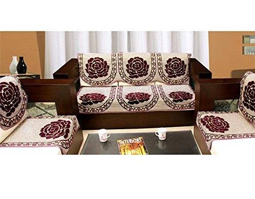 Home 6 Piece Cotton Sofa and Chair Cover Set & Get 39% Off
