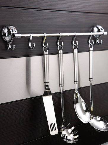 Feca Silver-Toned Stainless Steel Hooks