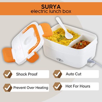 Surya Electric Lunch Box Assorted Colour