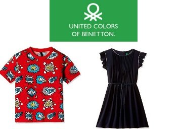 Amazon - United Colors of Benetton Kids Clothing @ Rs. 140