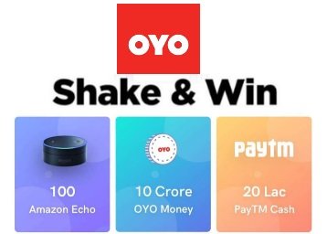 Win Amazon Eco Dot, Oyo Money, Paytm Cash with OYO Contest