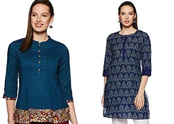 Women Kurtas Myx, Indigo Under 500 + FREE Shipping