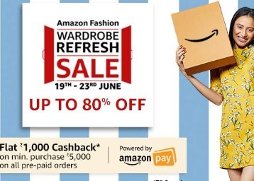 Wardrobe Refresh Sale : Upto 70% Off On Clothing